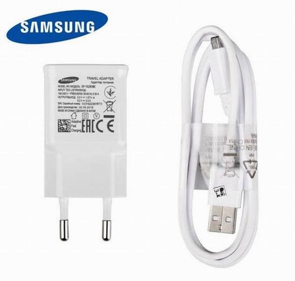 Samsung Galaxy Uyumlu 15W Şarj Adaptörü + Micro Usb Kablo Şarj Aleti J2 J5 J7 A3 A5 A7 S4 Mini S3 Mini Note2 - Image 1
