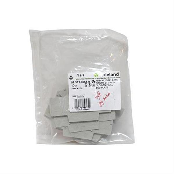 Wieland 4e / 35 4 Lük Çift Katlı İçin Nihayet Plakası - 10 ADET - Image 1