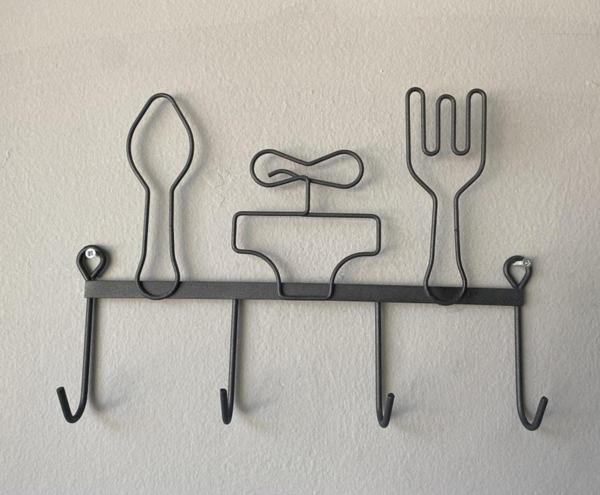 Renk Yapı Rüyası MİNİ SUNUM TAHTASI ASMAK İÇİN ASKI, 4 KANCALI ASKI, METAL, SAĞLAM PASLANMAZ UZUN ÖMÜRLÜ ASKI ŞIK - Image 1