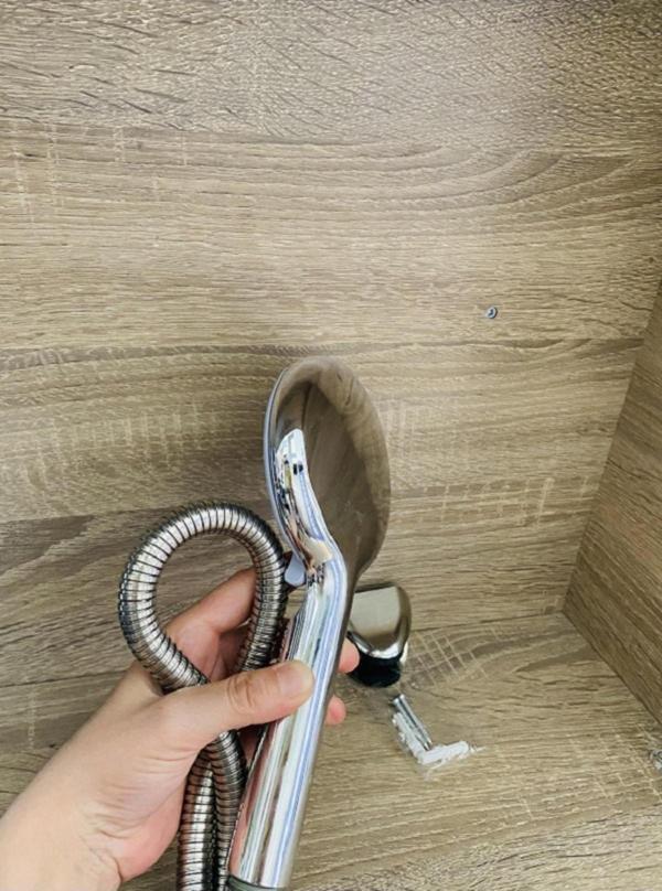 Renk Yapı Rüyası Nalburdan Ucuza Basınç Ayarlı Hortumlu Mafsallı Duş Seti Banyo Duşakabin Yıkama Duş Hortumu Spiralli - Image 1
