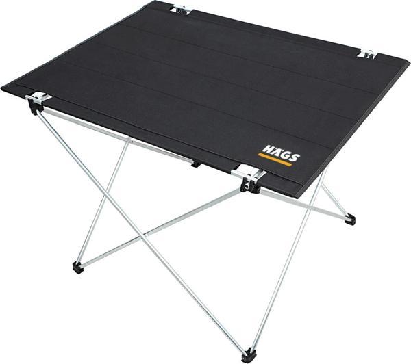 Haegs Ultralight Katlanır Kamp Masası Taşınabilir Kompakt Roll Up Outdoor Kamp Masası Large Siyah - Image 1