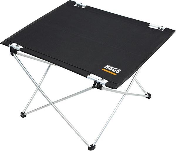 Haegs Ultralight Katlanır Kamp Masası Taşınabilir Kompakt Roll Up Outdoor Kamp Masası Small Siyah - Image 1