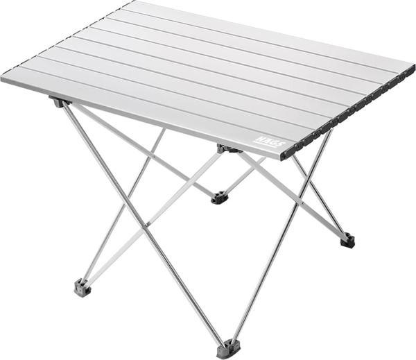 Haegs Full Alüminyum Katlanır Kamp Masası Kolay Taşınabilir Kompakt Outdoor Ultra Hafif Kamp Masası Large Gümüş - Image 1