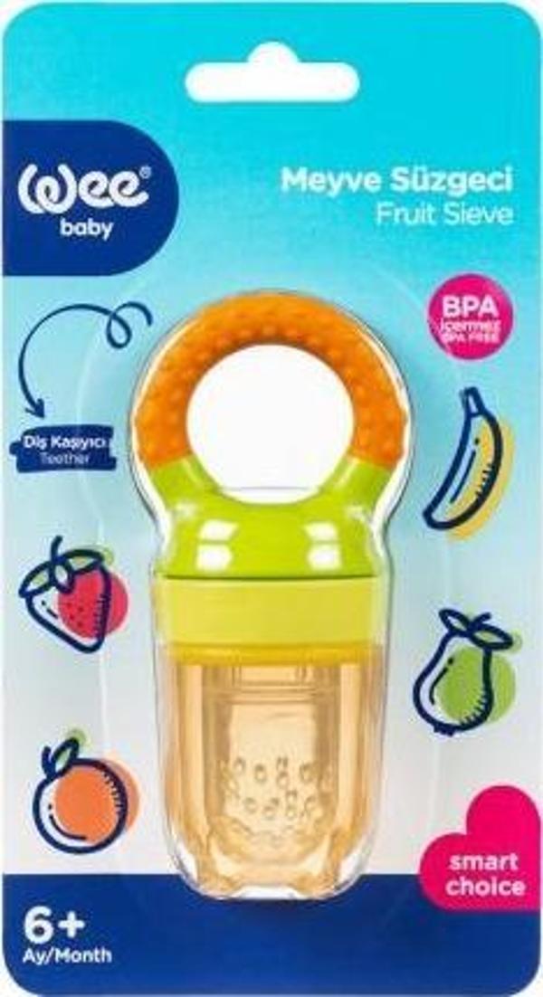 Wee Baby 207 Meyve Süzgeci - Turuncu & Yeşil - Image 1