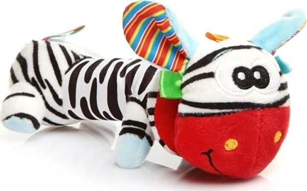 Sozzy Toys Beyaz Çıngıraklı Aynalı Eşşek - Image 1