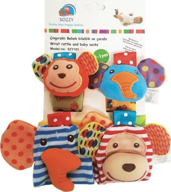 Sozzy Toys Çıngıraklı Çorap Ve Bileklik Seti - Szy118 - Image 1