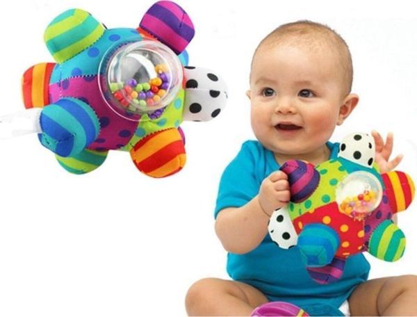 Sozzy Toys Çıngıraklı Renkli Topum - Image 1