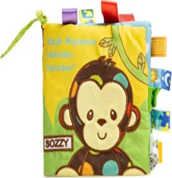 Sozzy Toys Nakışlı Hikaye Kitabı- Maymun - Image 1