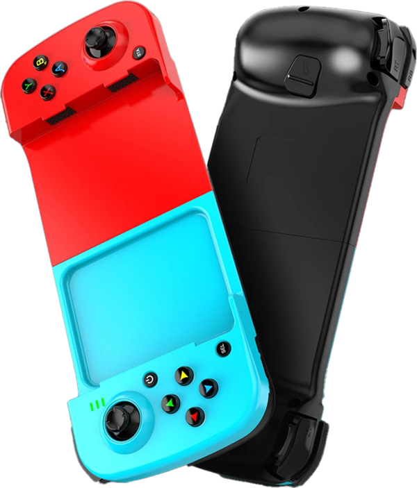 ScHitec Android İos HarmonyOs Switch AndroidTV Windows Akıllı Bluetooth Teleskopik Gamepad Joystick Kırmızı-Mavi D3 - Image 1