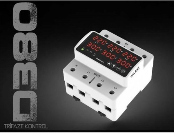 Galaxy Energy D380 Trifaze Daire Voltaj Koruyucu - Image 1