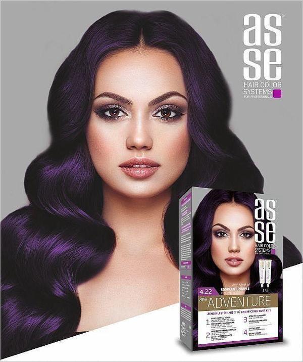 Asse Set Boya 4.22 Patlıcan Moru - Image 1