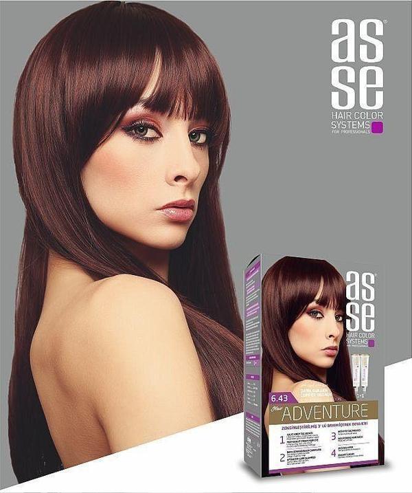 Asse Set Boya 6.43 Koyu Kumral Bakır Dore - Image 1