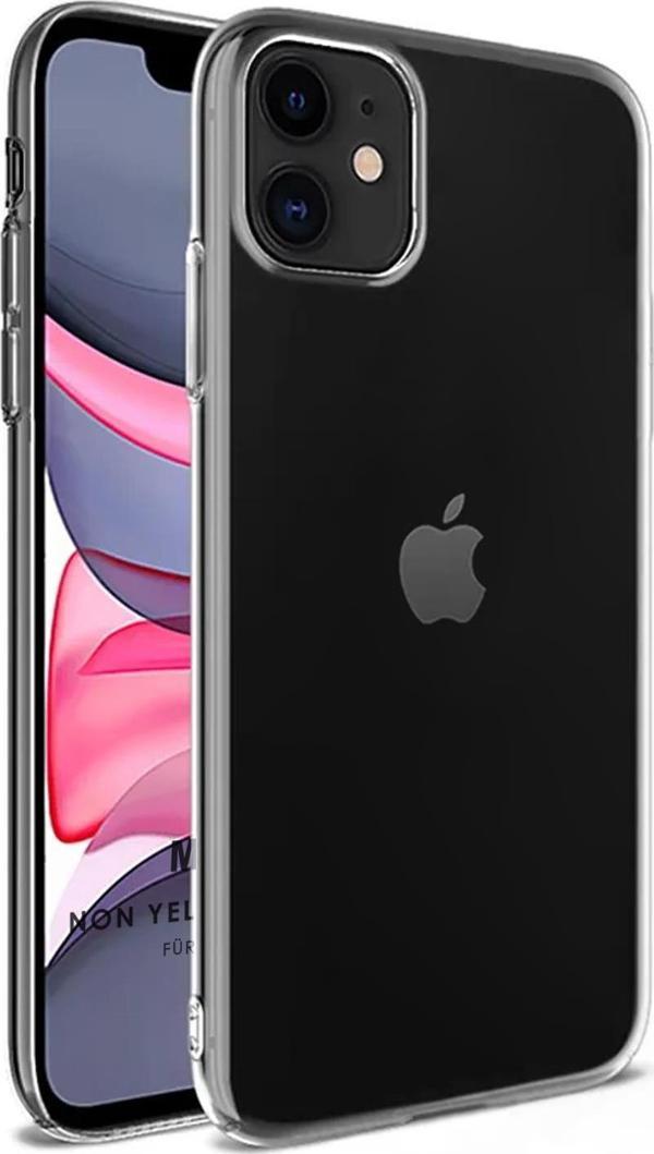 Microsonic Apple iPhone 11 Kılıf Non Yellowing Crystal Clear Sararma Önleyici Kristal Şeffaf - Image 1