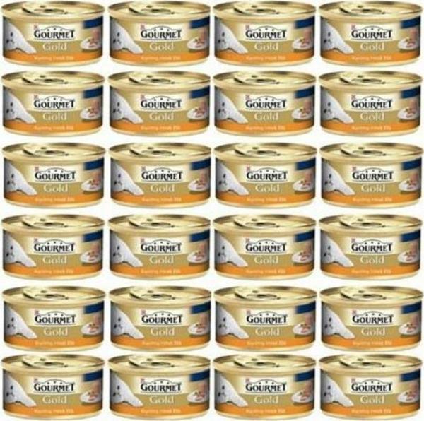 Gourmet Gold Kiyilmis Hindi Etli Yas Kedi Mamasi 85 gr 24 adet - Image 1