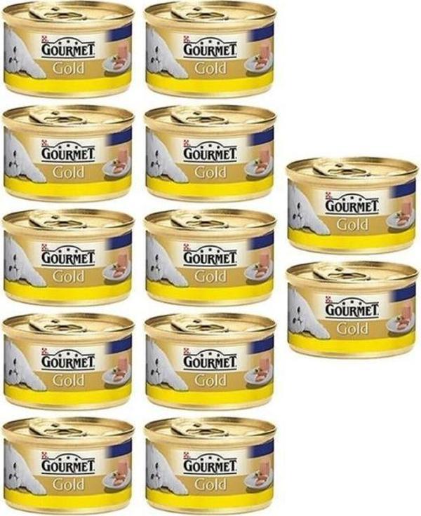 Gourmet Gold Kıyılmış Tavuklu Yaş Kedi Maması 85Gr 12 AL 10 Öde - Image 1
