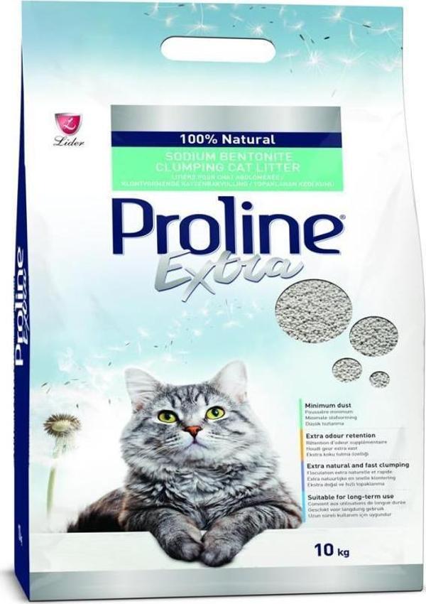 Proline Ekstra Bentonit Topaklanan Kedi Kumu 10 Kg - Image 1