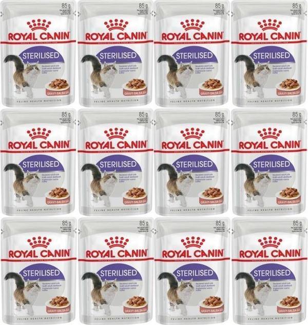 Royal Canin Gravy Sterilised Kisirlastirilmis Yas Kedi Mamasi 85 Gr 12 Adet - Image 1