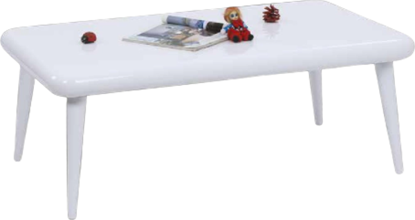 Orta sehpa 17592 OSM CLASS Model Sehpa Parlak Beyaz Kayın aslan ayak El Yapım  - Image 1