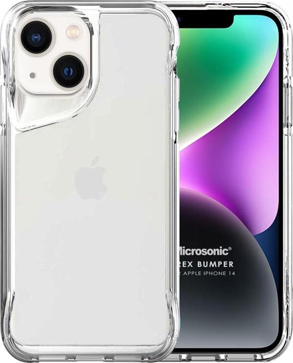 Microsonic Apple iPhone 14 Kılıf Trex Bumper Şeffaf - Image 1