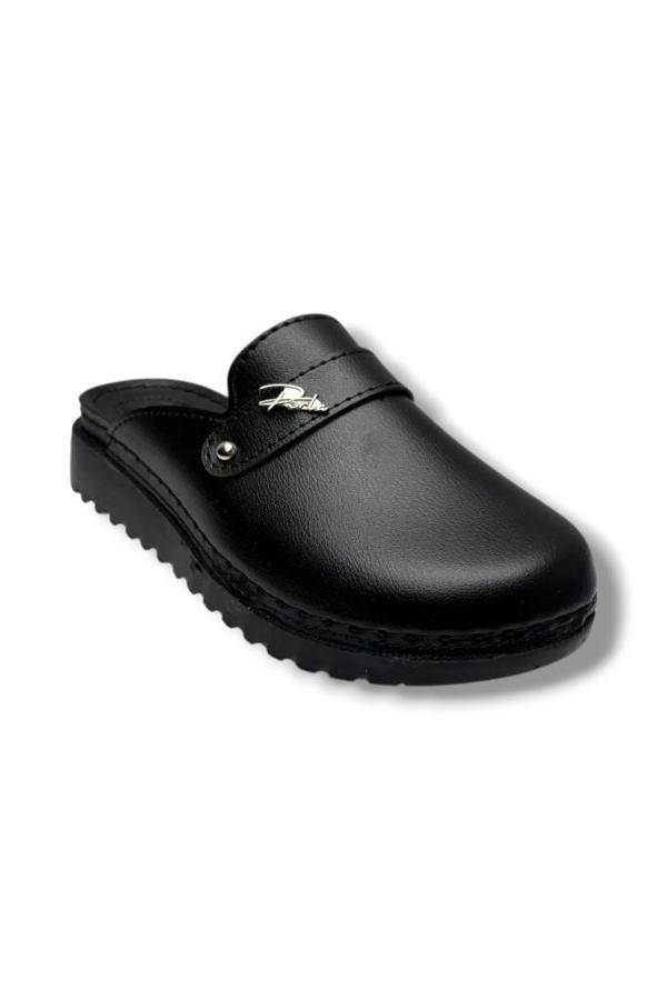 Perla 3100-26 Deri Ultra Soft Anatomik Sabo Kadın Terlik - Image 1