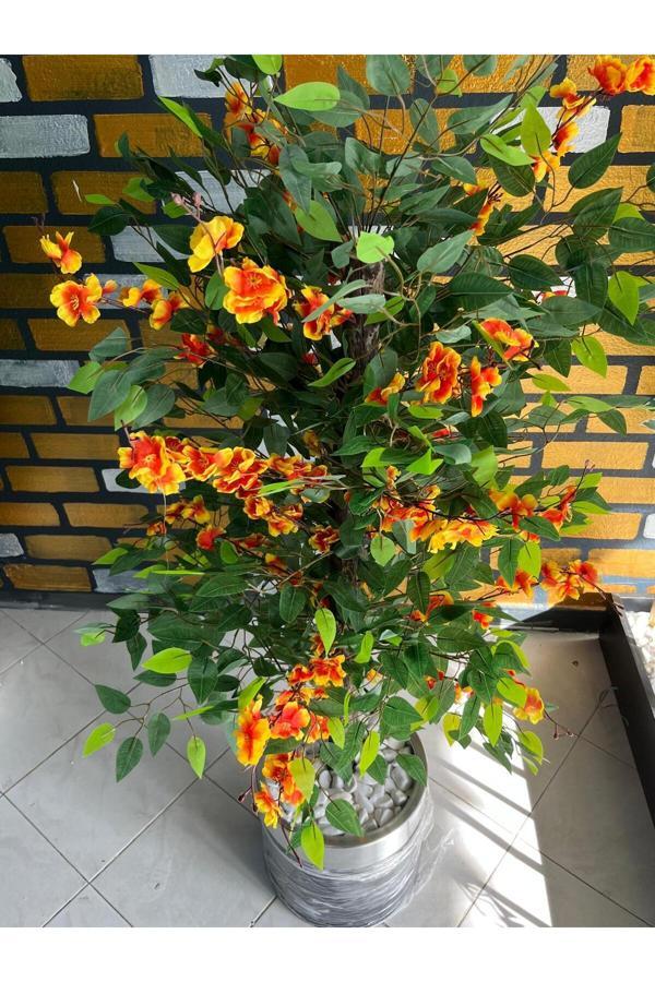 Yapay Benjamın Bahardalı 150 Cm Lux Metal Saksı Dahıl - Image 1