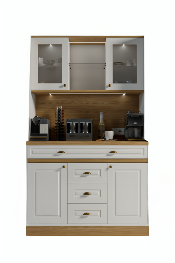 Mikel Masalı Kahve Köşesi %100 Mdf Ücretsiz Montaj 120*45*200 - Image 1