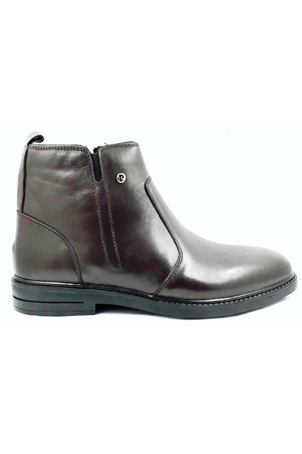 385040 Kahverengi Kışlık Kürklü Fermuarlı Erkek Bot - Image 1