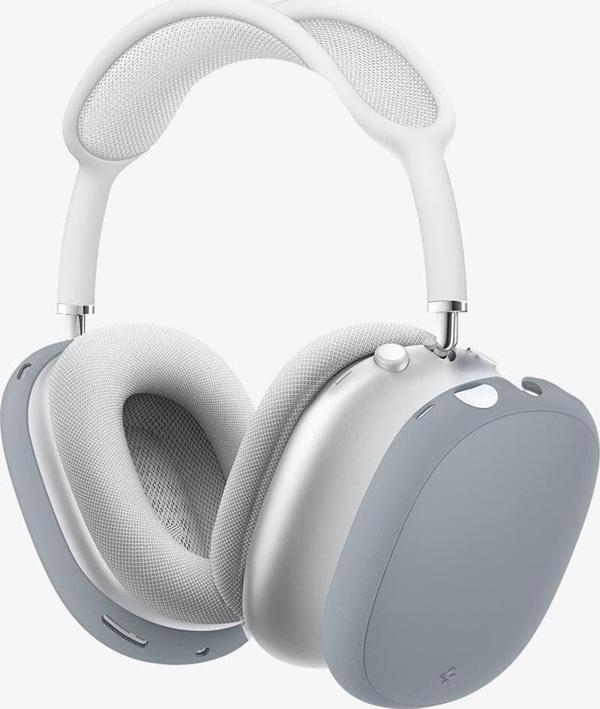 Spigen Silikon Fit Airpods Max Gri Renk Kılıf - Image 1