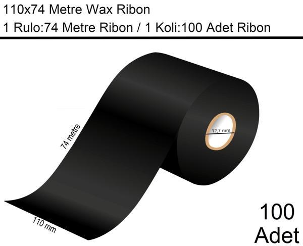 110x74 Metre Wax Ribon 1 Koli:100 Adet - Image 1