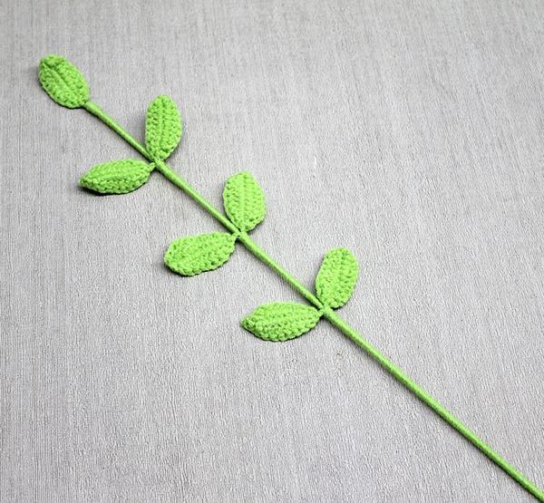 El Örgüsü Çiçek Dalı - Image 1