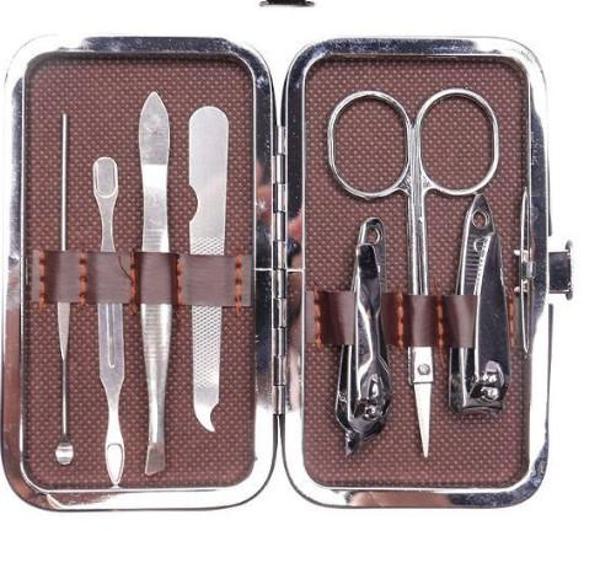 7 Parça Paslanmaz Çelik Manikür ve Pedikür Seti - Image 1