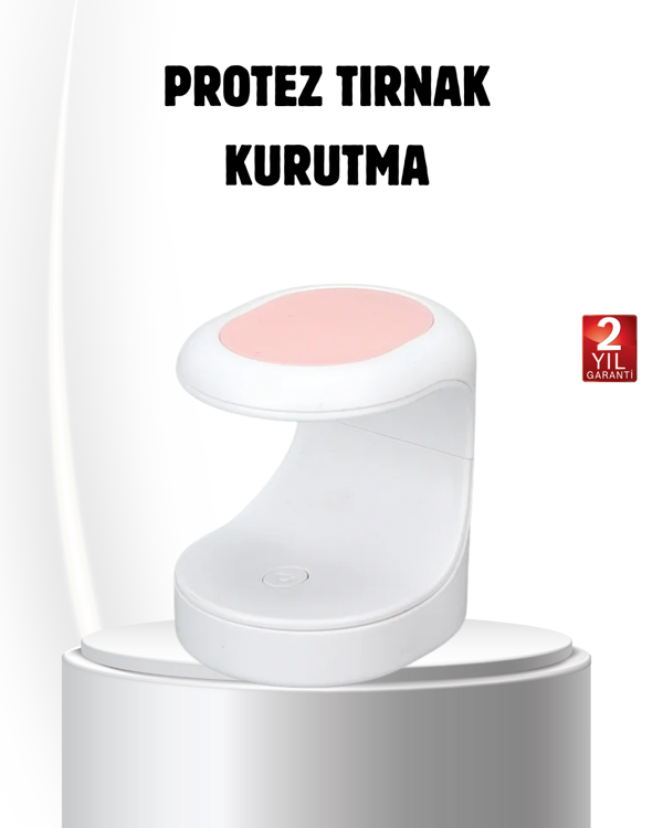 LED Mini Oje Kurutucu Taşınabilir Hızlı Kuruma Cihazı 3 LED Işıklı - Image 1