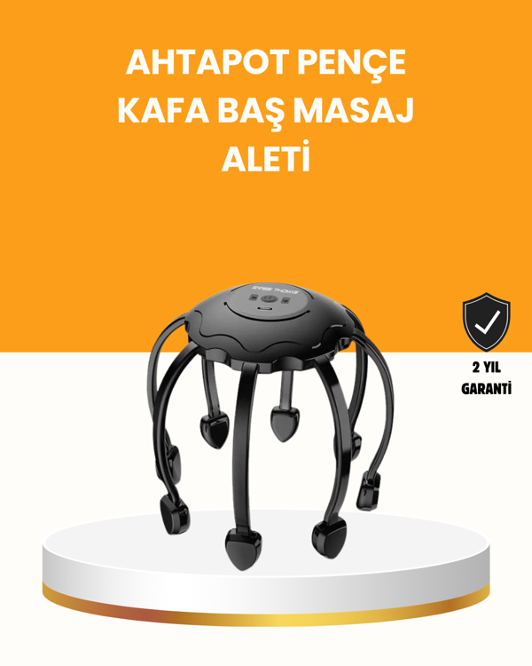 Saç Derisi Masaj Aleti 8 Bağımsız Kol 3 Modlu Derin Rahatlama - Image 1