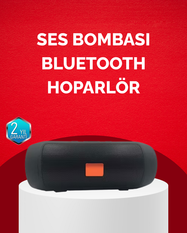 Bluetooth Hoparlör 20W Bass Güçlü Ses USB Flash AUX Destekli - Image 1