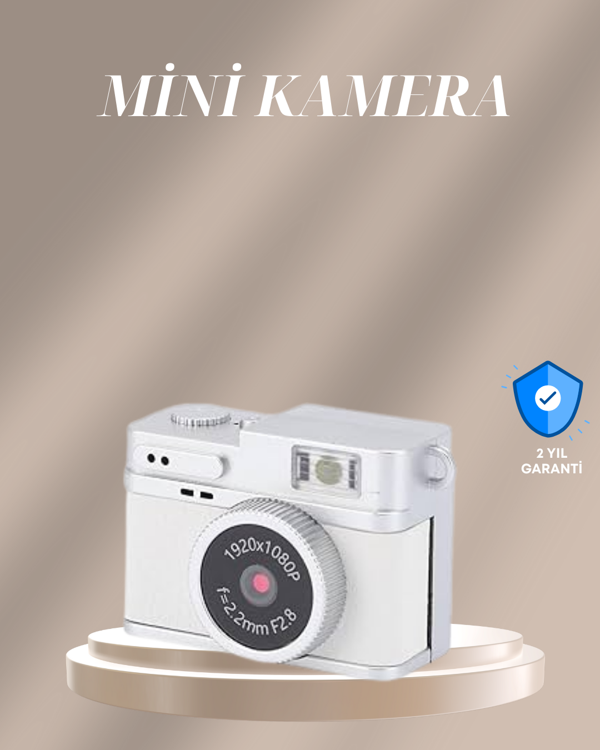 Cep Boy Vintage Dijital Kamera LED Destekli Full HD Video - Image 1