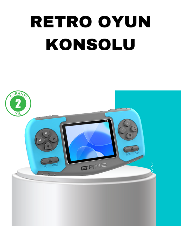 Taşınabilir Mini Video Oyun Konsolu Ergonomik Tasarım - Image 1