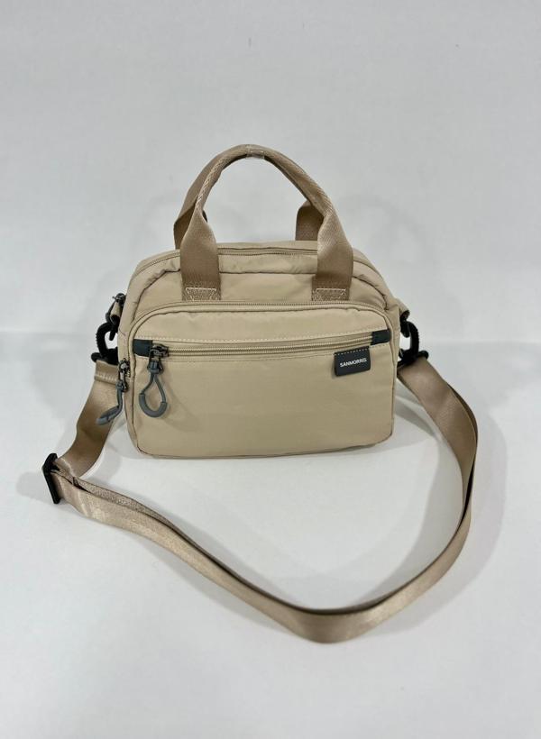 Kadın Suya Dayanıklı Paraşüt Kumaş 4 Gözlü Çapraz Askılı Oval El Ve Omuz Çantası - Image 1