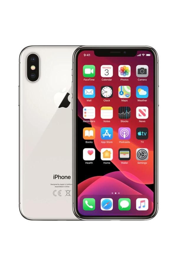 Yenilenmiş İphone X 64 Gb Silver Cep Telefonu (12 Ay Garantili) - A Kalite - Image 1