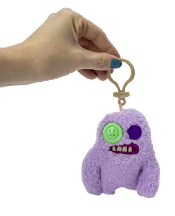 Zuru Fuggler Anahtarlık Lila Düğme Gözlü Komik Yüz Koleksiyon Oyuncak 11 cm - Image 1