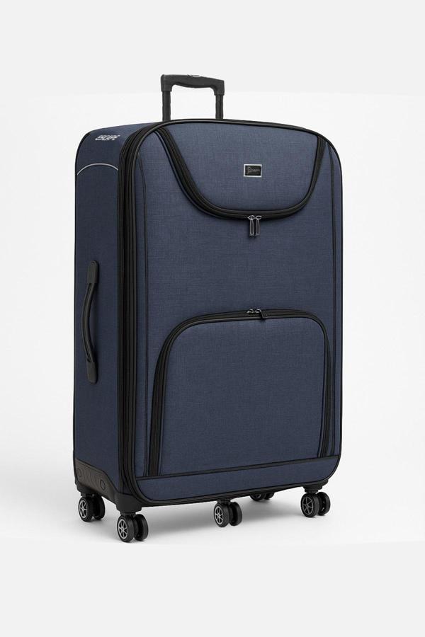 Louisiana Polo Battal Boy Kumaş Valiz Lacivert 2308 - Image 1