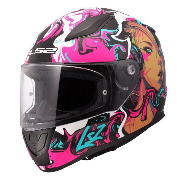 LS2 RAPID 2 CYBERG KAPALI KASK MAT MOR - Image 1
