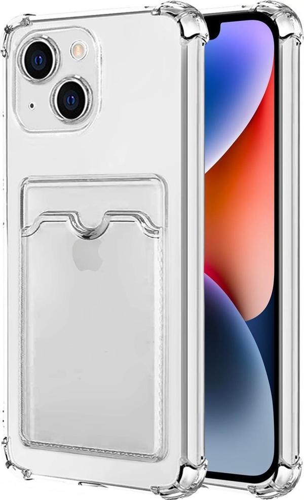 Microsonic Apple iPhone 15 Plus Card Slot Shock Kılıf Şeffaf - Image 1