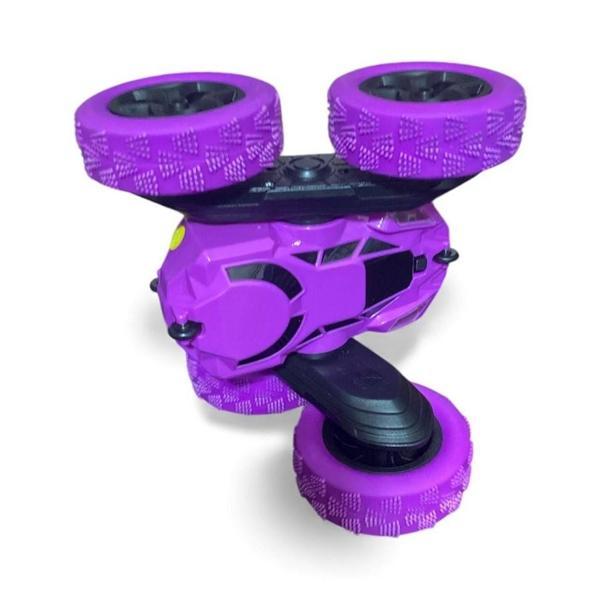 Uzaktan Kumandalı Şarjlı Akrobat Araba Mor 3977 - Image 1