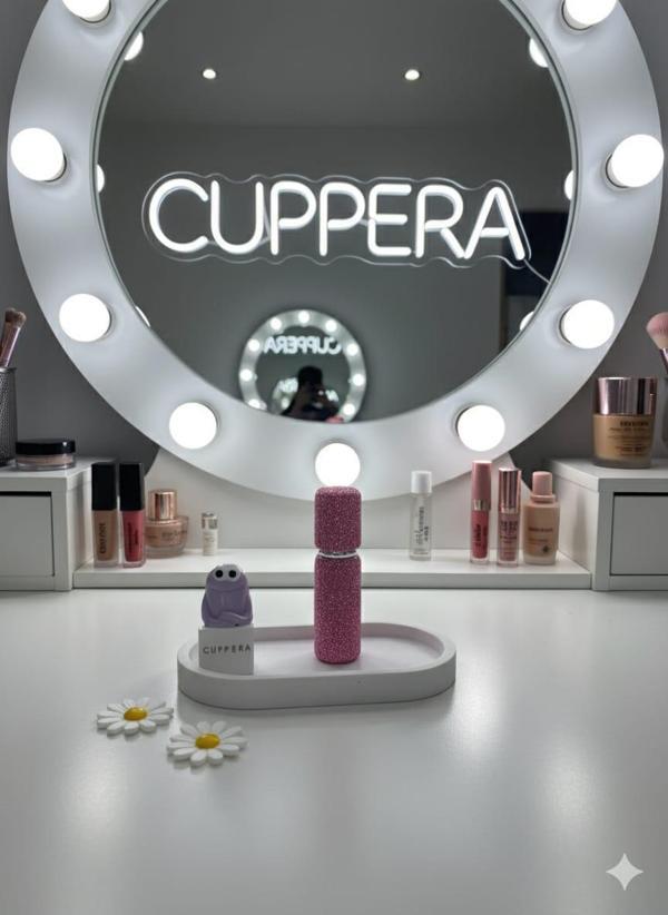  Parıldayan Elmas İşlemeli Mini Doldurulabilir Parfüm Şişesi 10 ML (Pembe) - Image 1