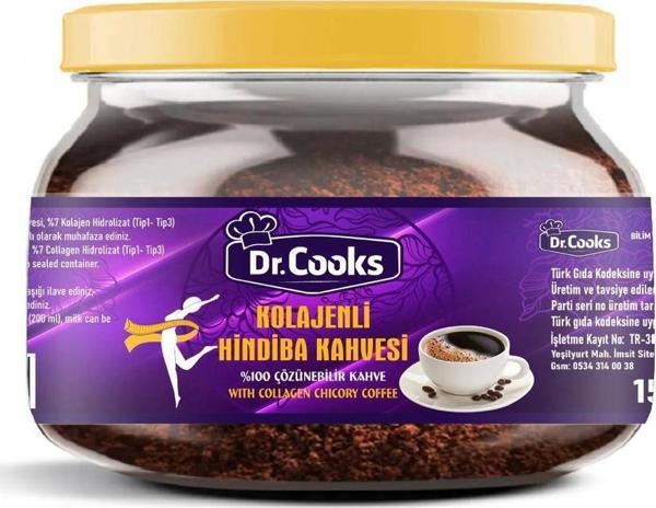Dr.Cooks Kolajenli Hindiba Kahvesi Kahve Kahve 1 Aylık - 60 Kullanım 150 gr - Image 1
