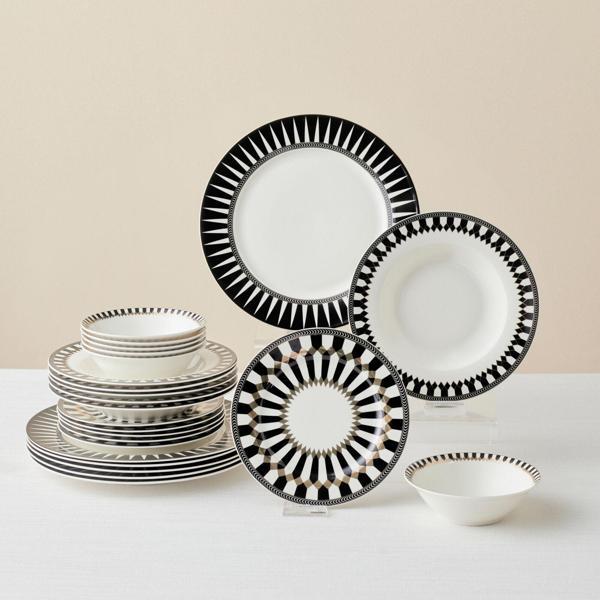 Karaca Elegance Bone Helsinki 24 Parça 6 Kişilik Yemek Takımı - Image 1