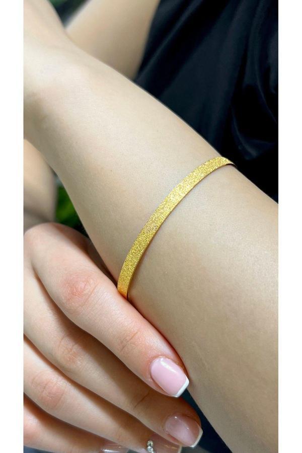 Kuyumcu Nurettin 8 gr (GRAM) Simli Çöp Bilezik Yatırımlık İşçiliksiz 22 Ayar Altın