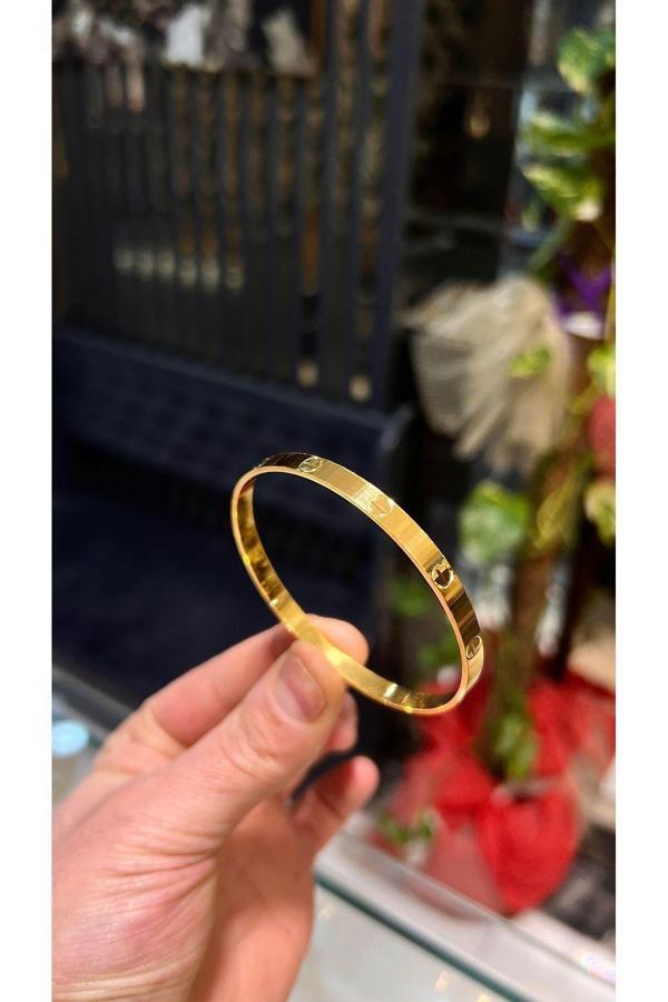 Kuyumcu Nurettin 22 gr (GRAM) Çivi Desenli Kibrit Çöpü Bilezik Yatırımlık İşçiliksiz 22 Ayar Altın