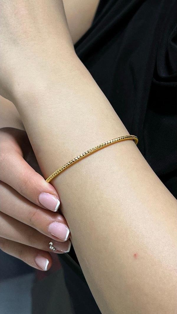 Kuyumcu Nurettin 8 gr (Gram) Yatırımlık işçiliksiz Dorika Toplu Ajda Bilezik 22 Ayar Altın