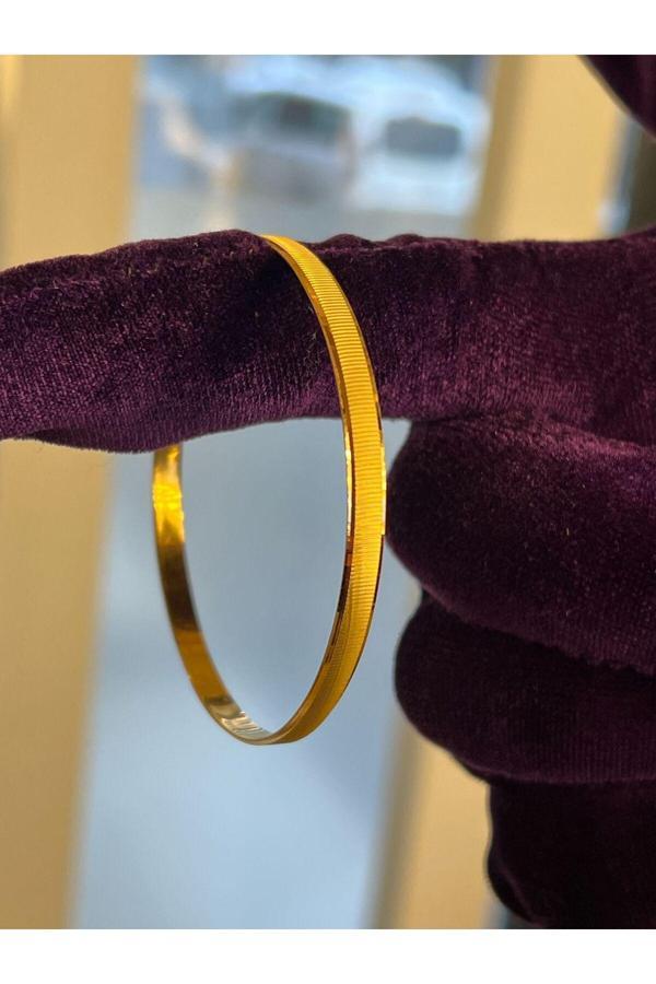 10 gr (GRAM) İşçiliksiz Yatırımlık Klasik Çöp Bilezik 22 Ayar Altın - Image 1